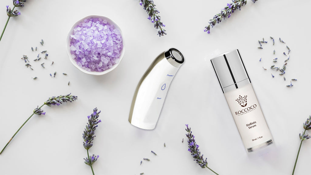 Globiotic Serum by Roccoco Botanicals Paired with Orion LED by Azure