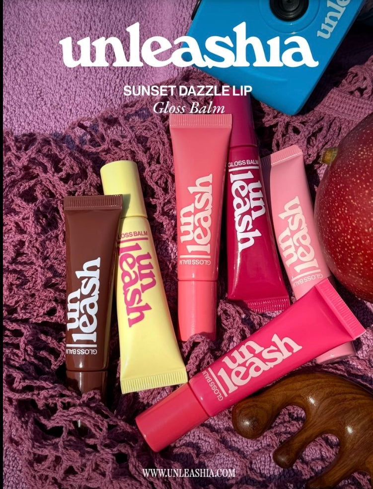 UNLEASHIA - Sunset Dazzle Gloss Balm – Love My Rosie Skin