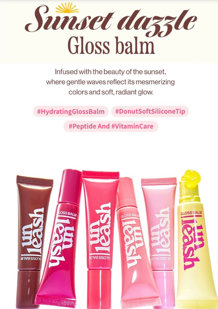 UNLEASHIA - Sunset Dazzle Gloss Balm – Love My Rosie Skin