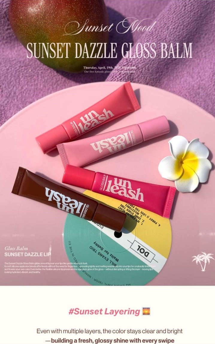 UNLEASHIA - Sunset Dazzle Gloss Balm – Love My Rosie Skin